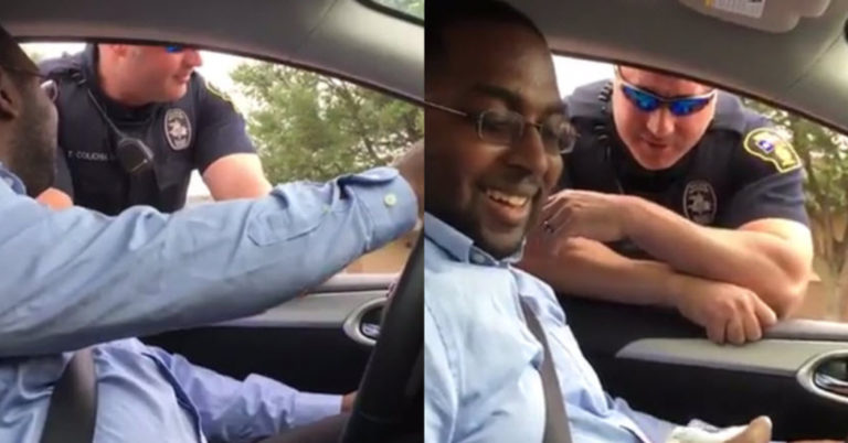 Man Gets Pulled Over Because His Child Isn’t In A Car Seat. He Then ...